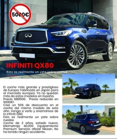 Посмотреть объявление Продам Автомобиль Infinity QX80