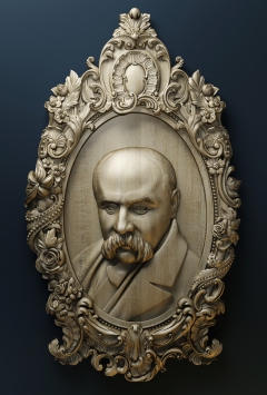 Посмотреть объявление Портрет Тараса Григорьевича Шевченко в раме.