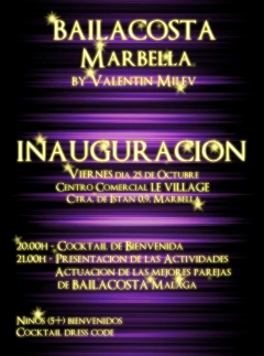 Посмотреть объявление Inauguracion BAILACOSTA Marbella