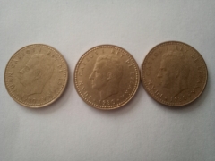 Посмотреть объявление 3 монеты 1 пта 1980г. 
